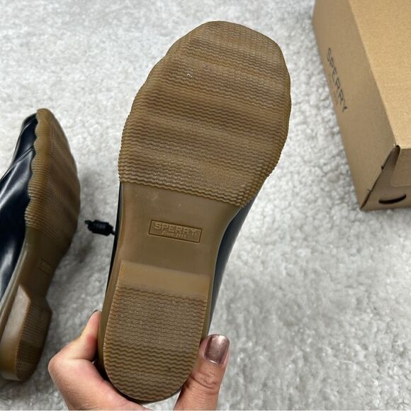 Sperry Top Sider Saltwater Quilted Duck Boot Olive Green - Picture 7 of 10